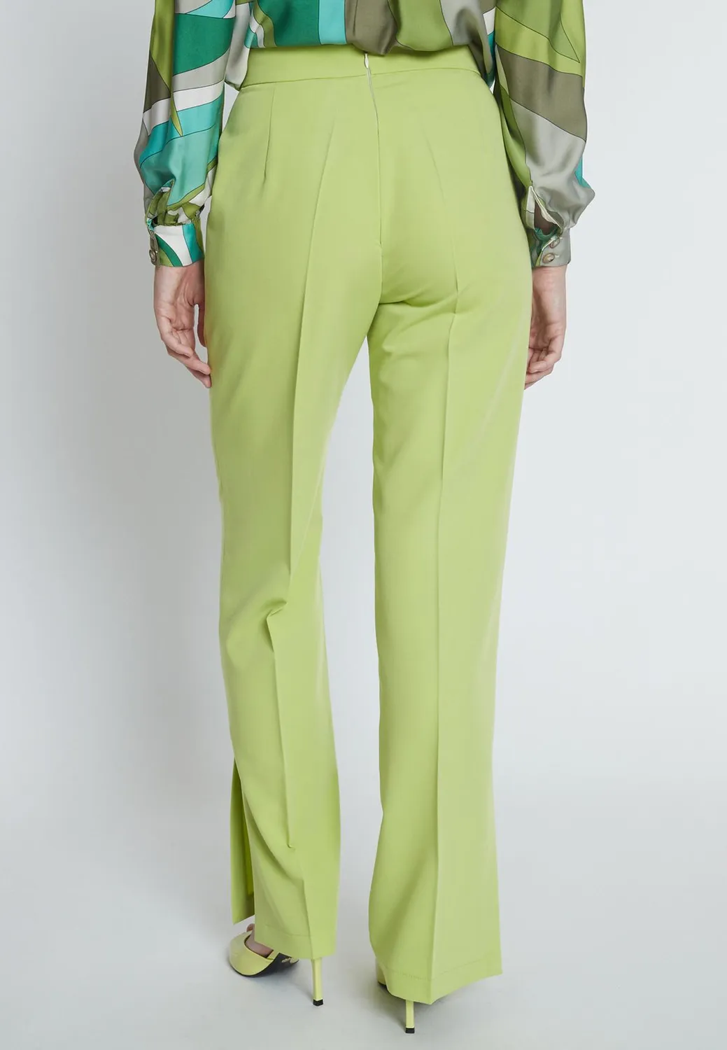 Ana Alcazar Ribora pantaloni estivi verde lime