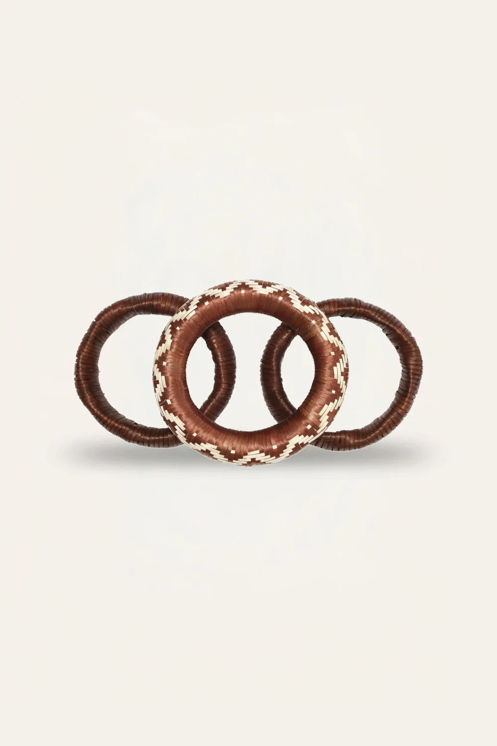 Johanna Ortiz Nomad Queen Bangles bracciali ruggine intrecciati