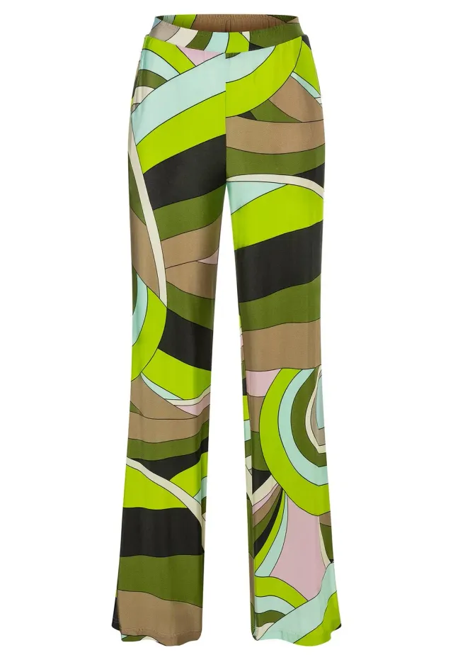 Ana Alcazar Pirsea pantaloni lunghi jersey fantasia