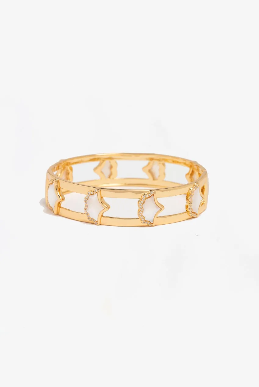 Uchi & Soto Gingko Gold bracciale oro foglia misura unica