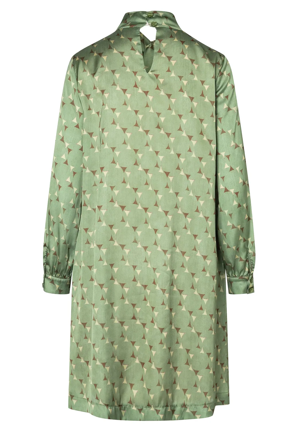 Ana Alcazar Eumira abito satin menta fantasia