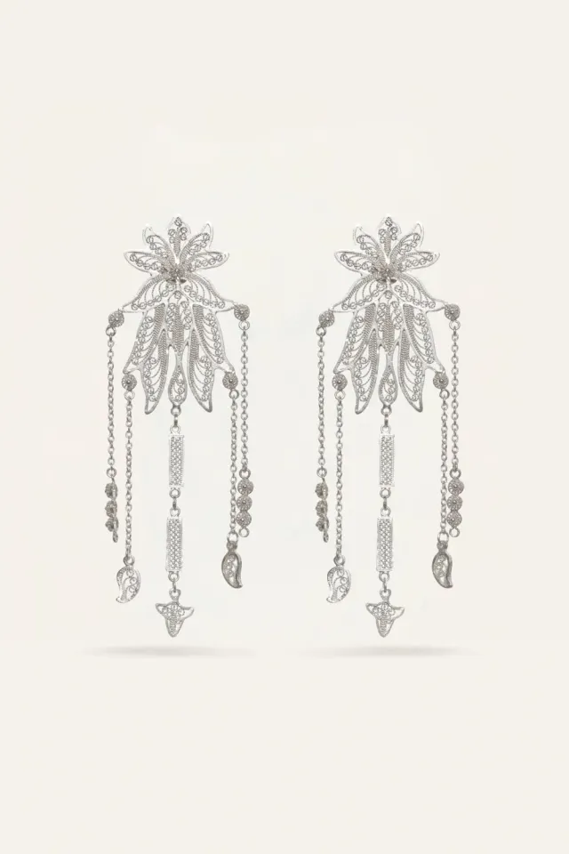 Johanna Ortiz Celestial orecchini argento pendenti