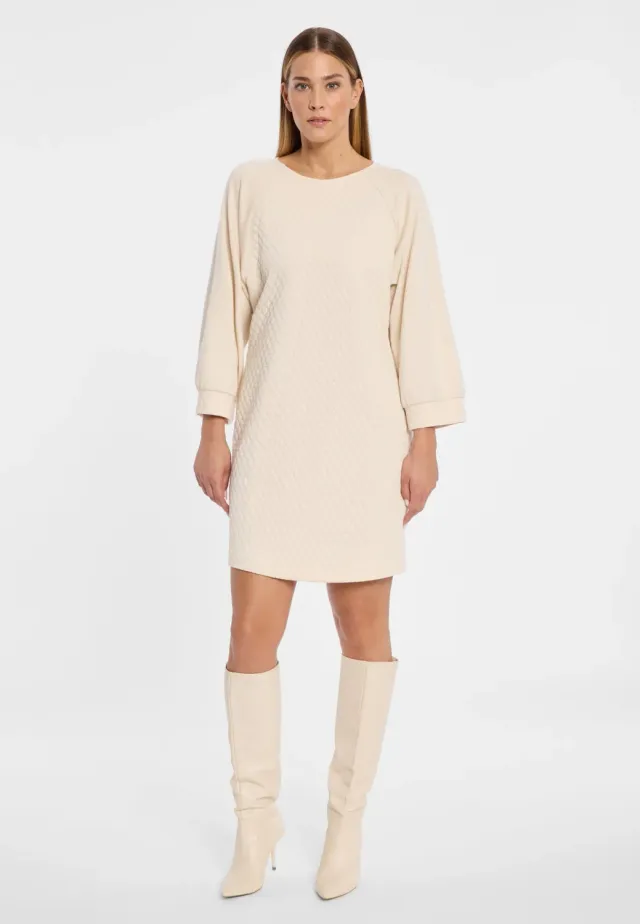 Ana Alcazar Adlasa abito oversize panna corto