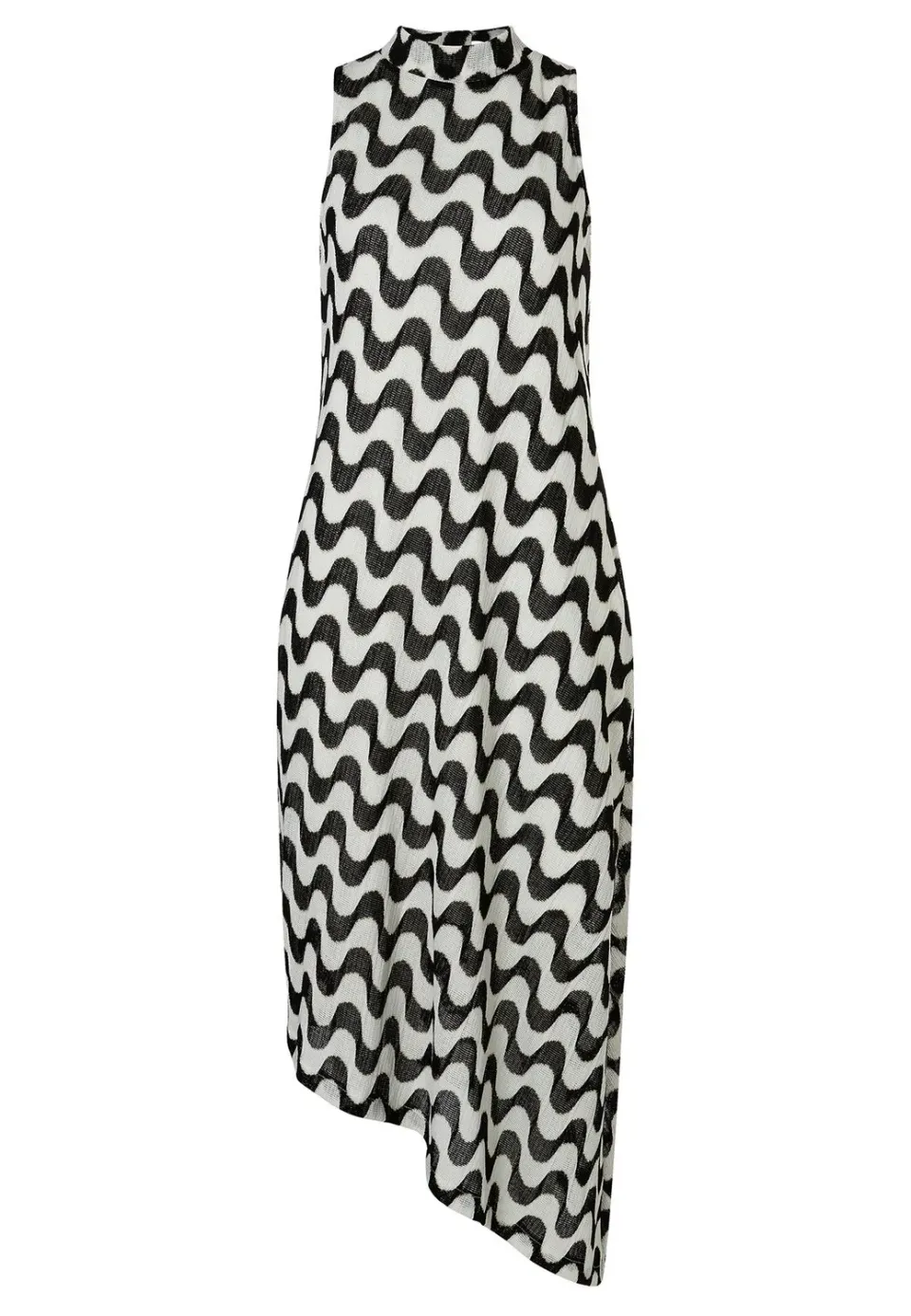 Ana Alcazar Zola abito midi maglia onde