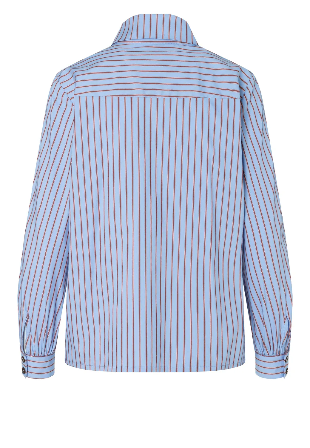 Ana Alcazar Evamoris camicia azzurra cotone a righe