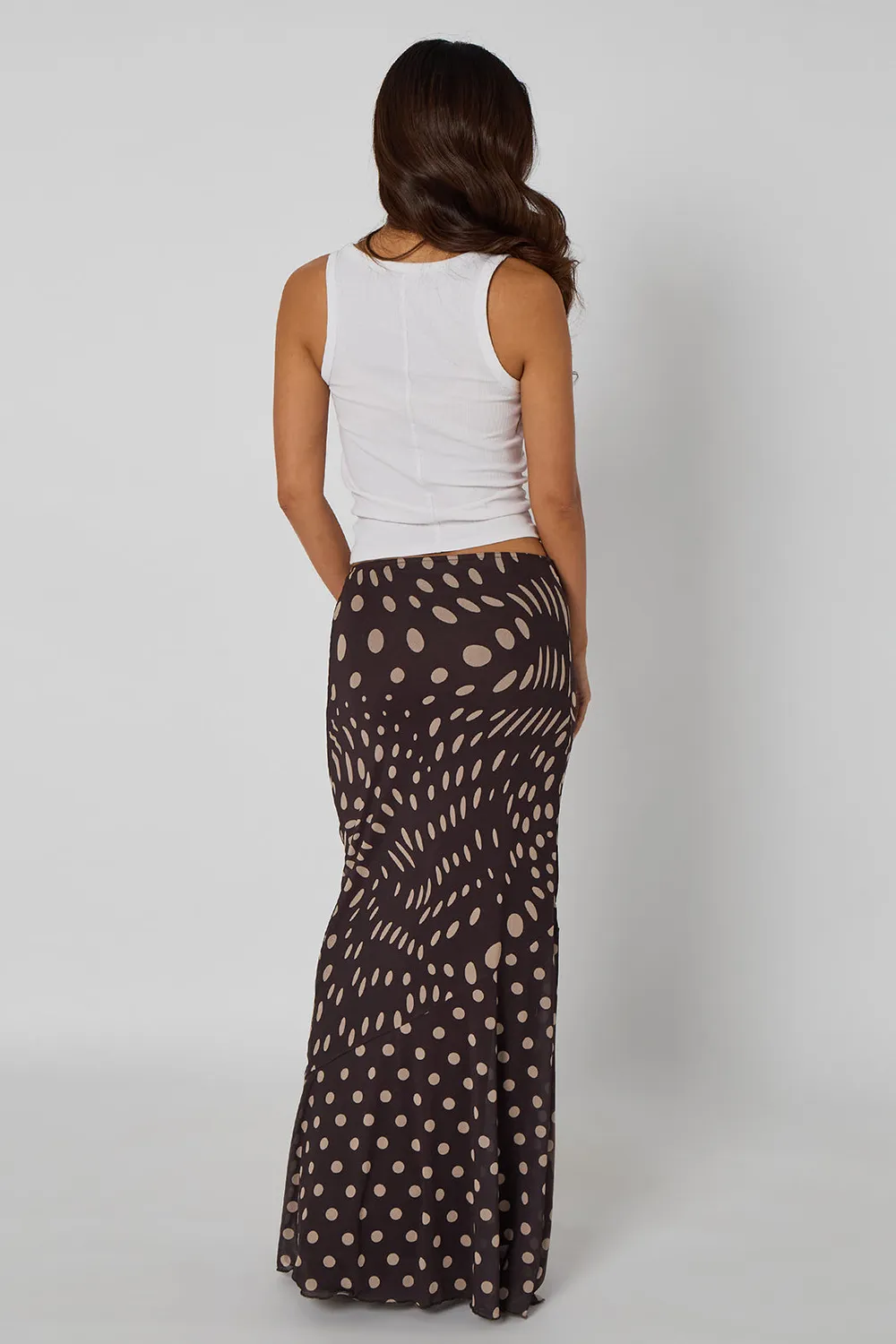 Urban Bliss Mixed Spot gonna cioccolato pois maxi