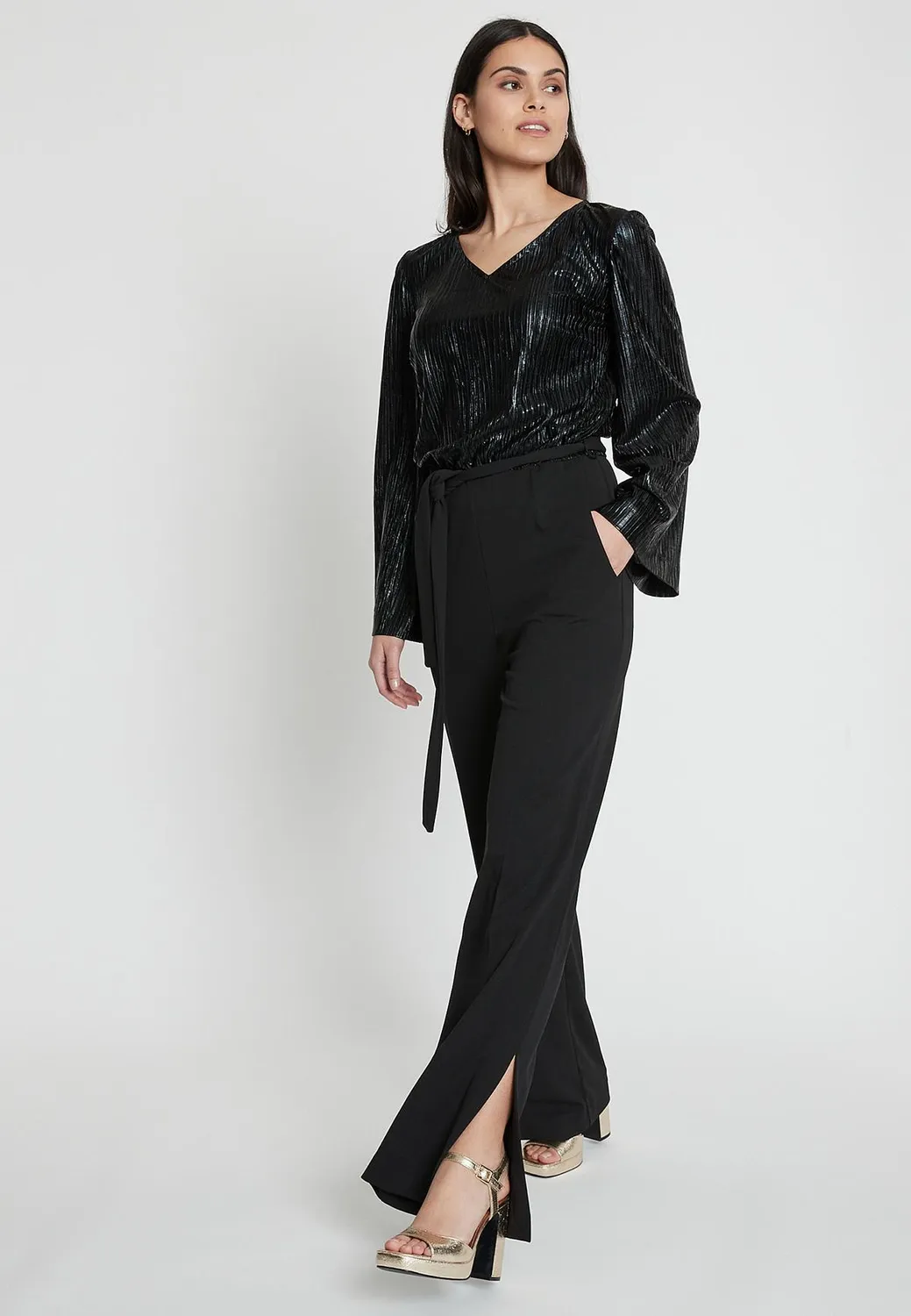 Ana Alcazar Igolys Tuta Elegante con Scollo a V