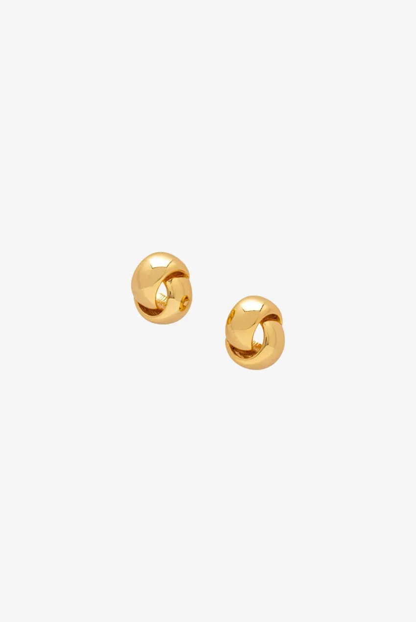 Uchi & Soto Kin orecchini nodo oro