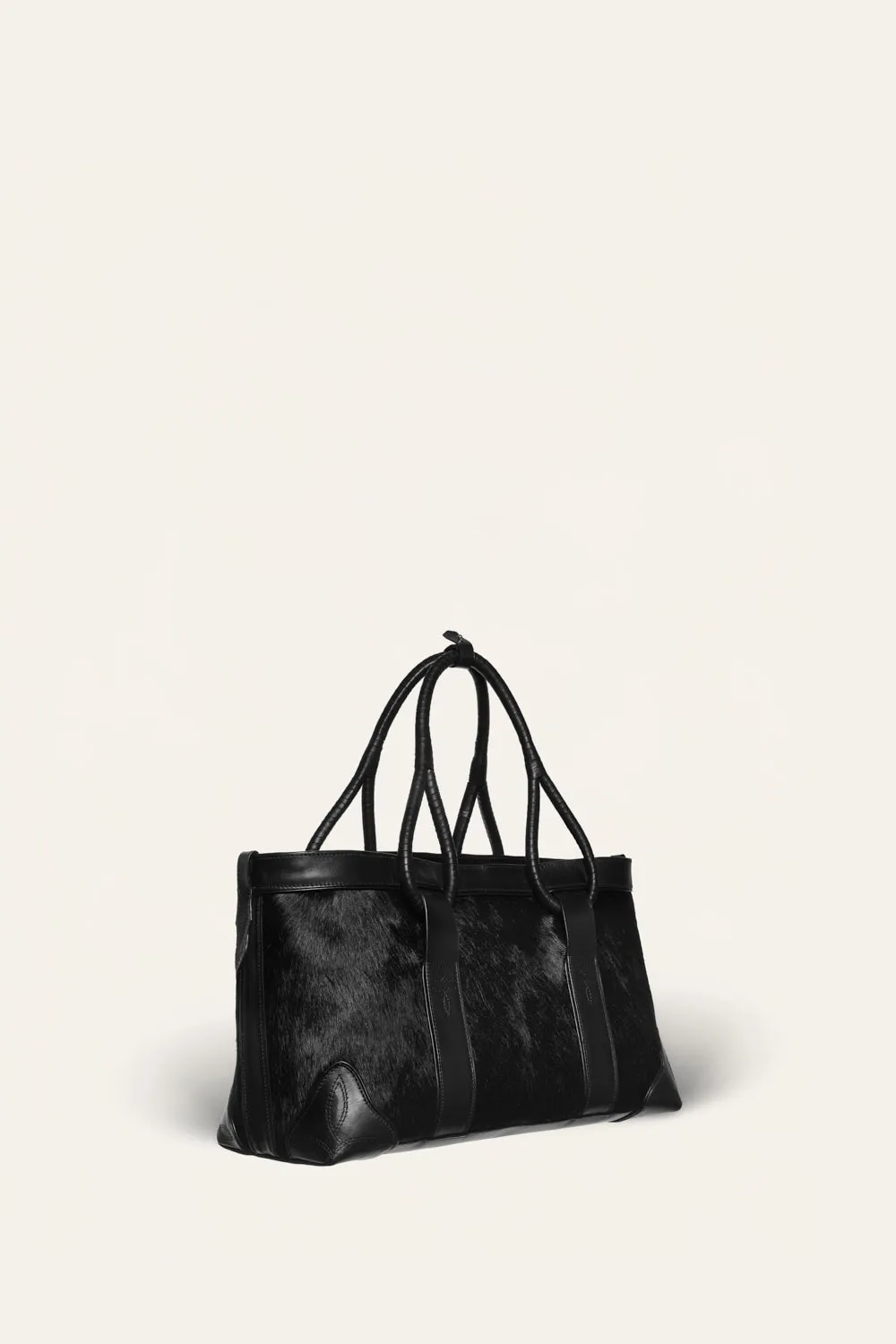 Johanna Ortiz The Fortuna borsa tote pelle nera