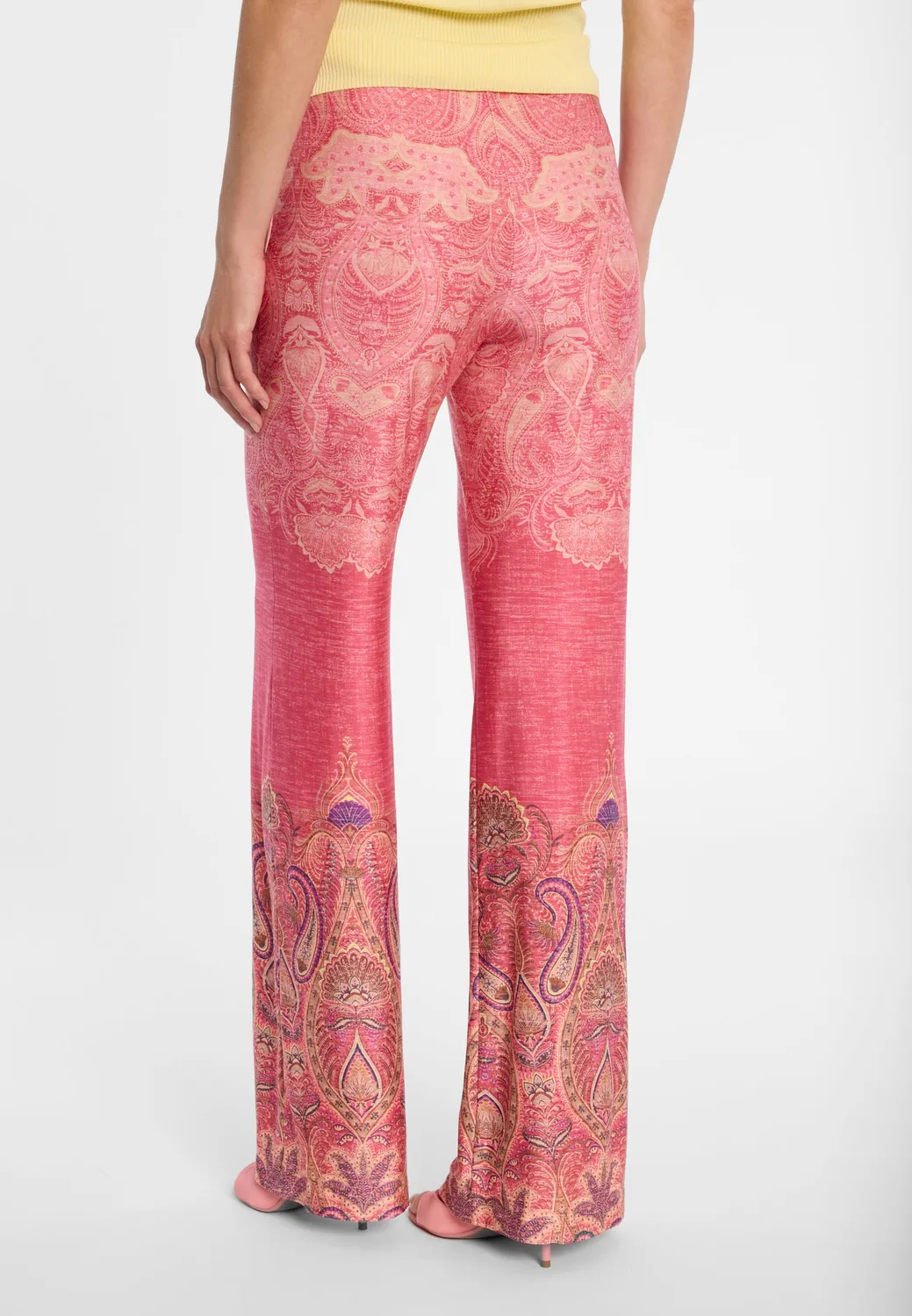 Ana Alcazar Domia pantaloni estivi paisley rosa