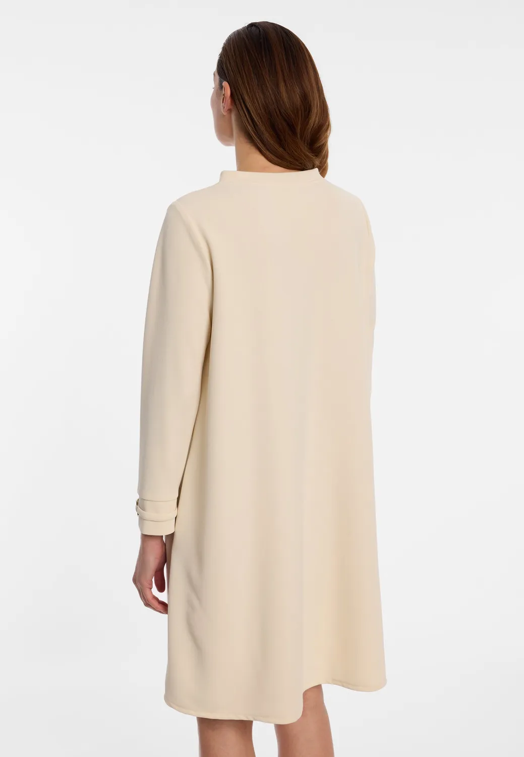 Ana Alcazar Elyonora Vestito Svasato Nero con Tasche