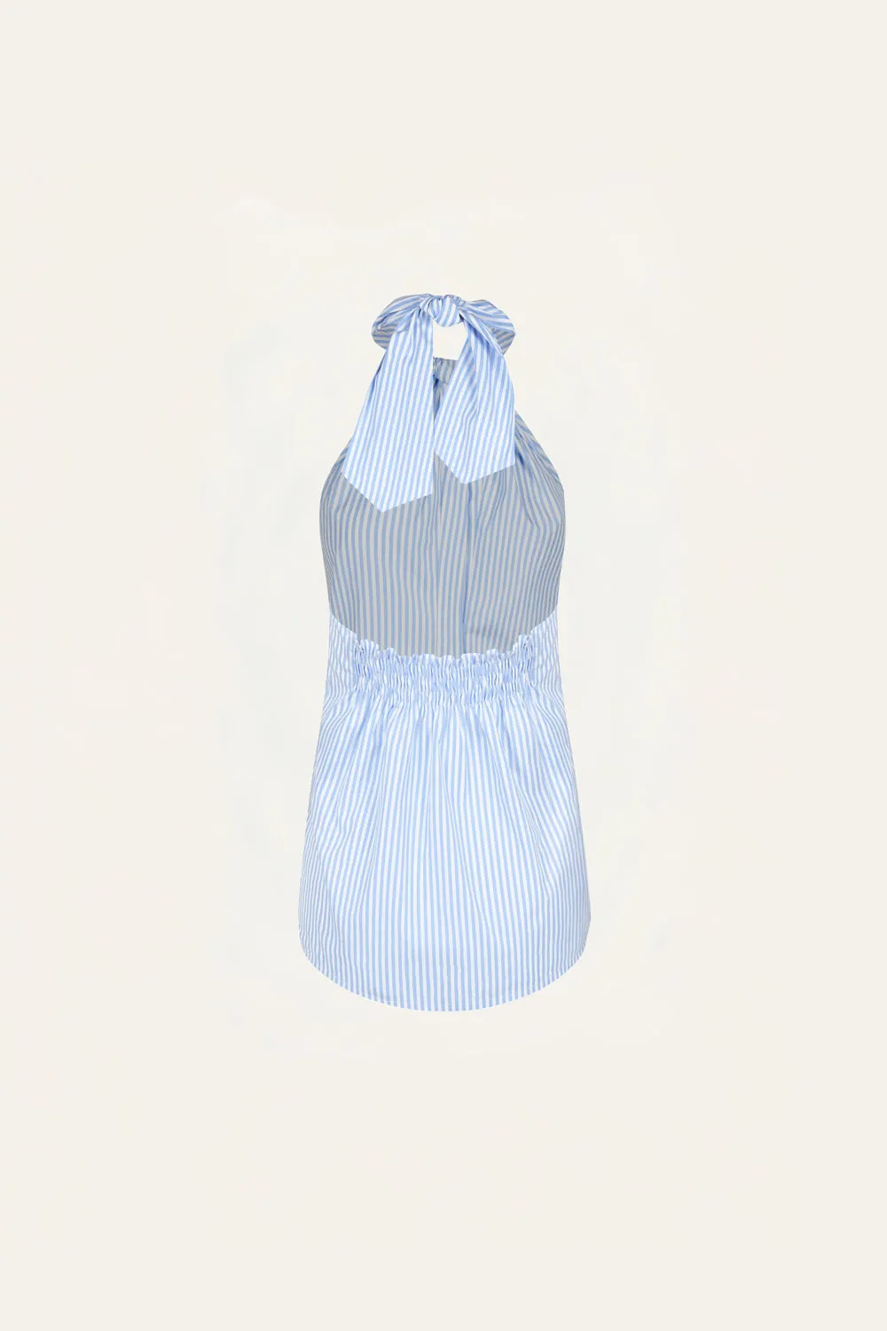 Johanna Ortiz Modern Inner Balance camicia azzurra fiocco