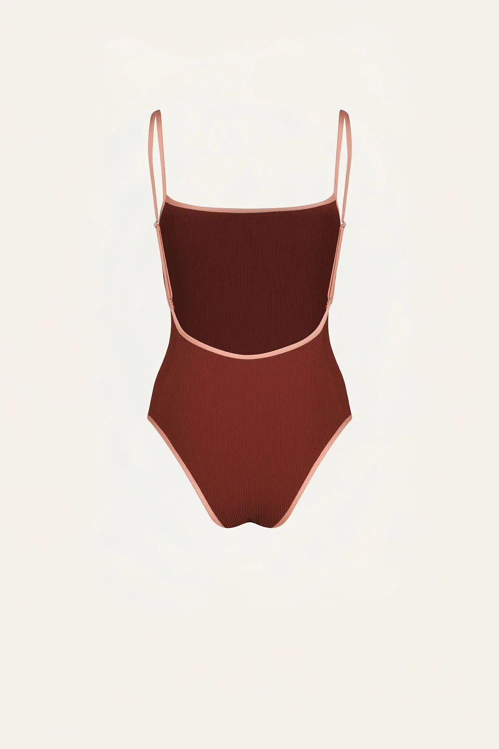 Johanna Ortiz Tropical Gaucha costume intero bordeaux lycra