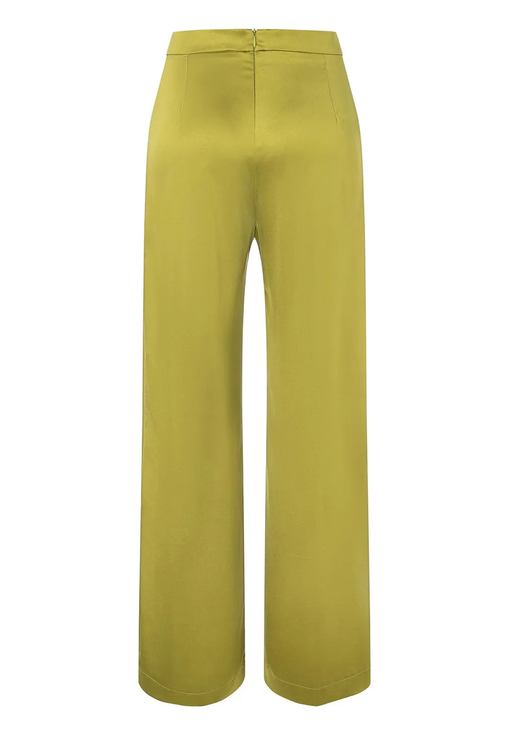 Ana Alcazar Pahisa pantaloni satin palazzo verde