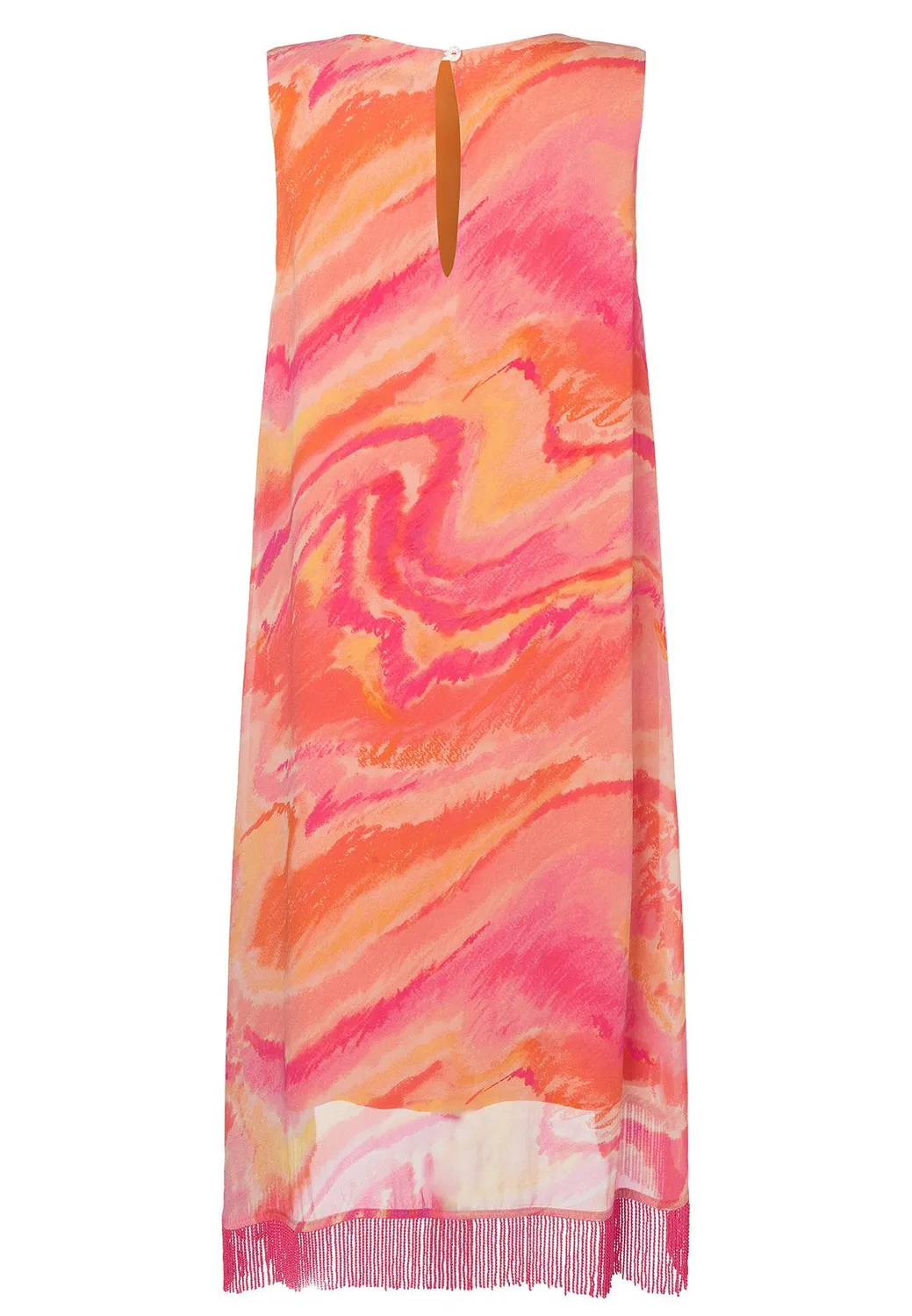 Ana Alcazar Refoni abito corto chiffon frange