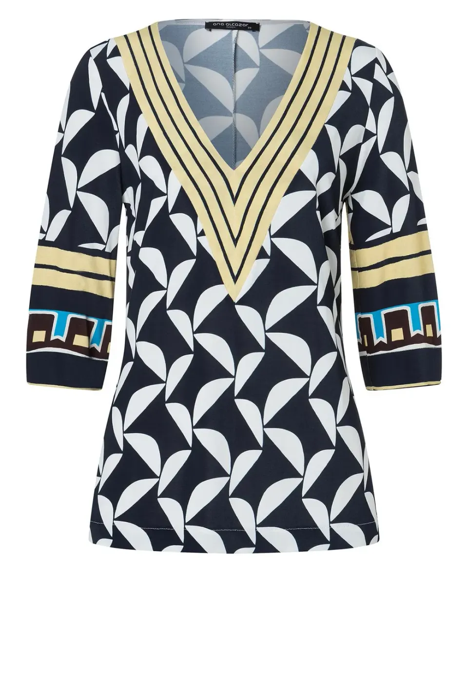Ana Alcazar Zilby top fantasia scollo a V