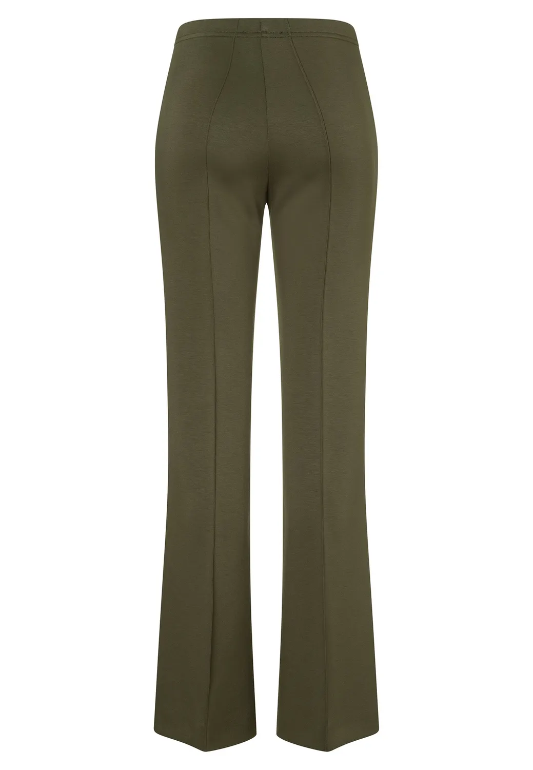 Ana Alcazar Ewgony pantaloni bootcut kaki vita alta