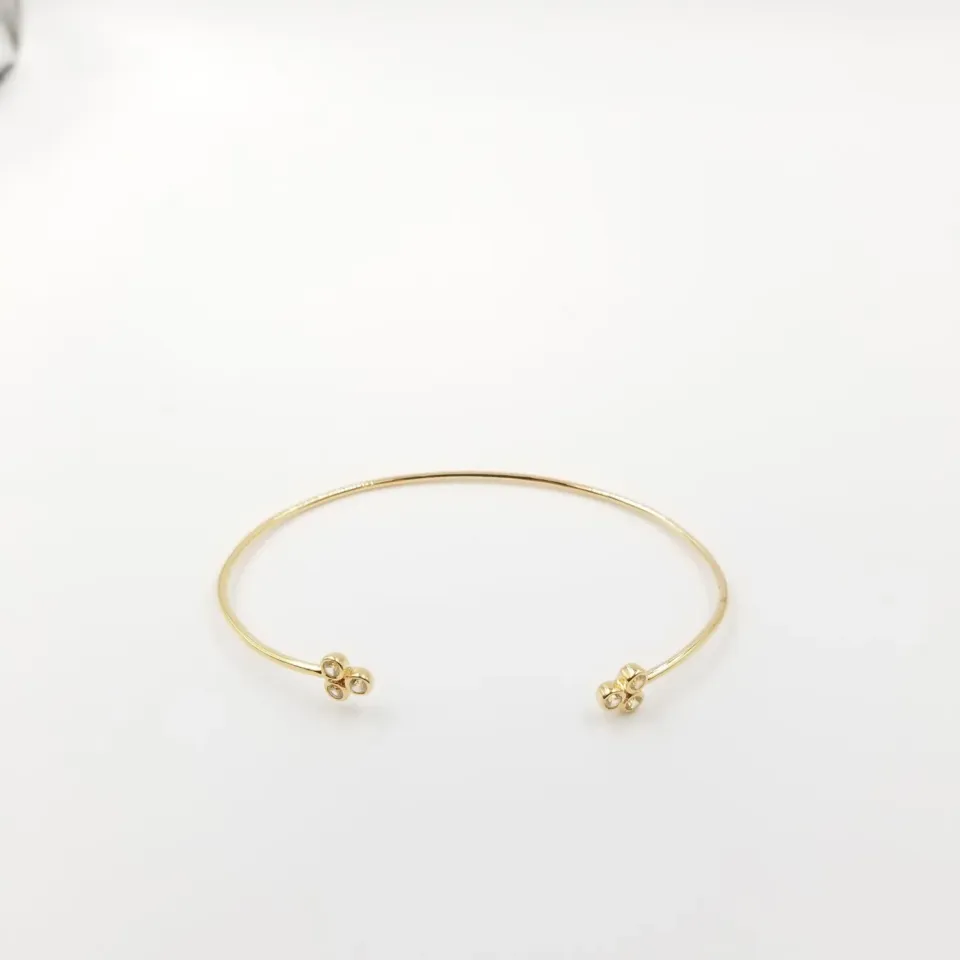 Our Dve Jazz bracciale argento oro zirconi