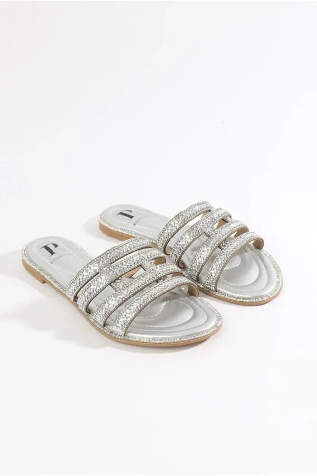 Pia Rossini Marielle sandali argento con strass