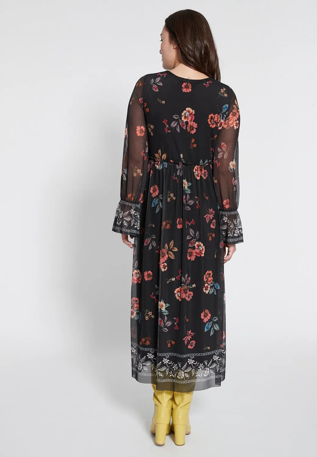 Ana Alcazar Hiaki abito maxi floreale