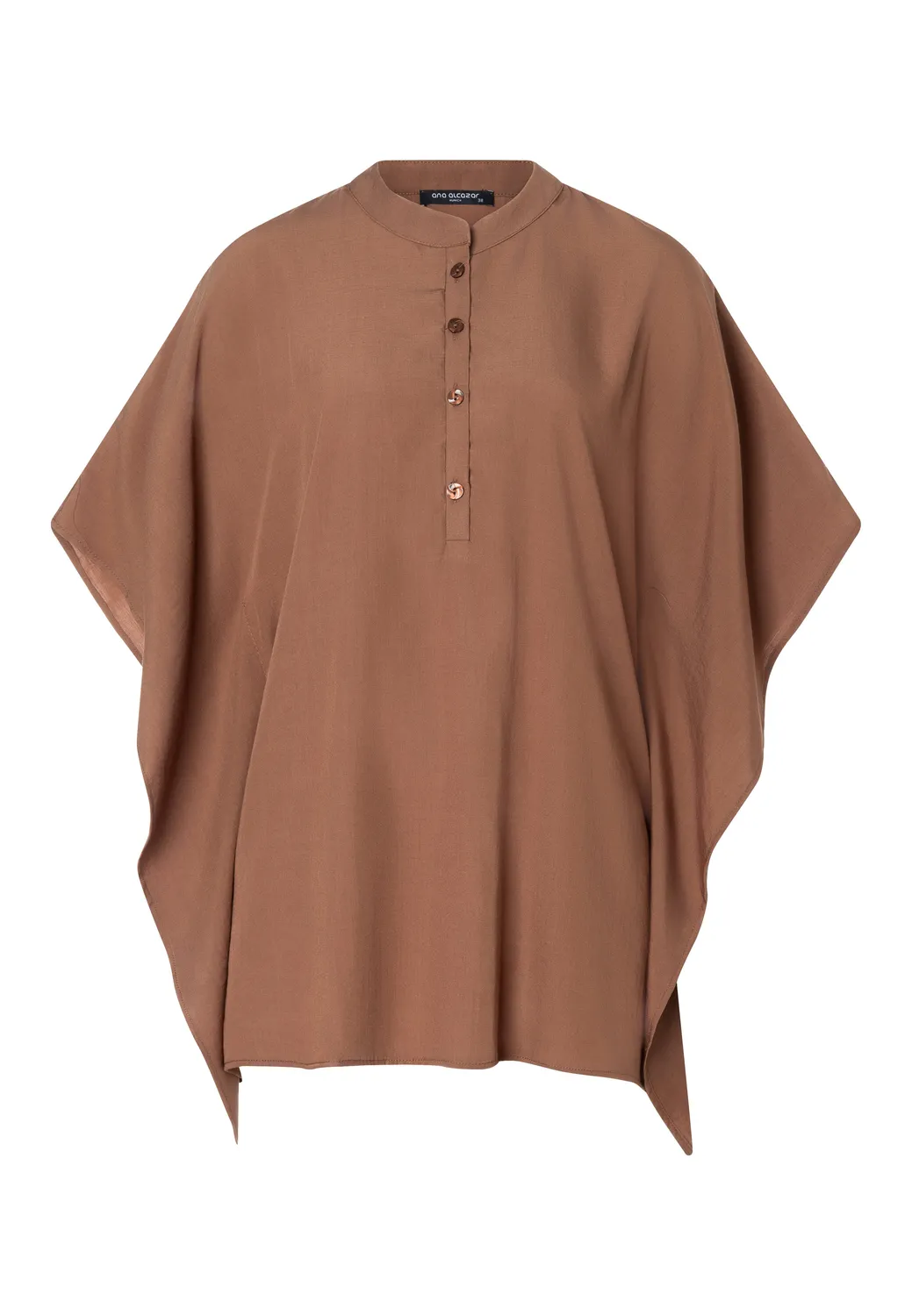 Ana Alcazar Dorayas camicia caftano marrone