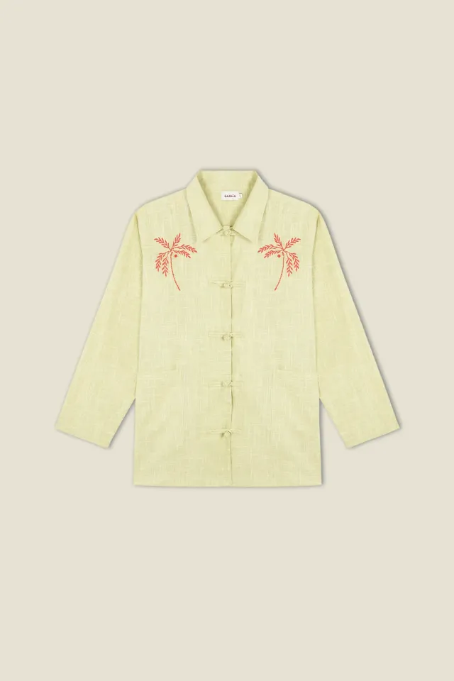 Dahlia Harry giacca unisex in cotone khadi
