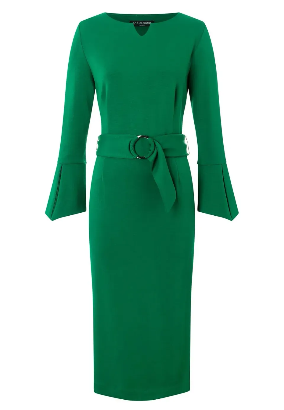 Ana Alcazar Mehine abito tubino midi verde