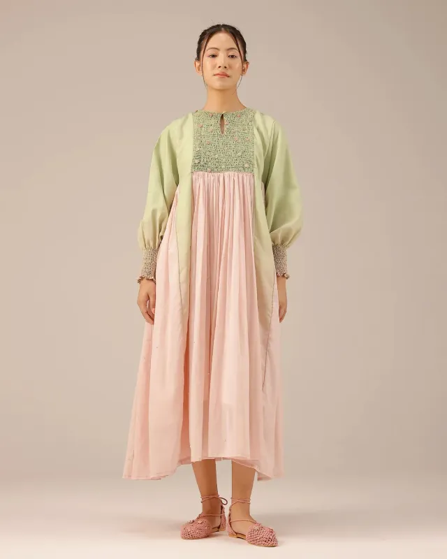 Our Dve Tropical Sorbet Beach Babe abito smock 23"