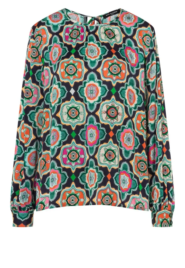 Ana Alcazar Haisy blusa fantasia retro