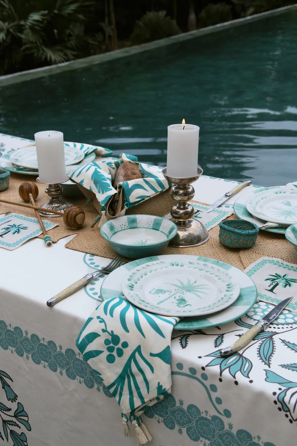 Johanna Ortiz Muisca Salt Pepper set sale pepe aqua