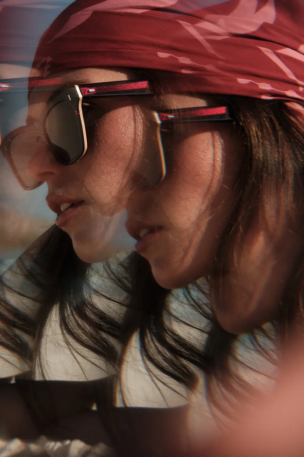 Johanna Ortiz Pyramid Sun occhiali sole vino acetato