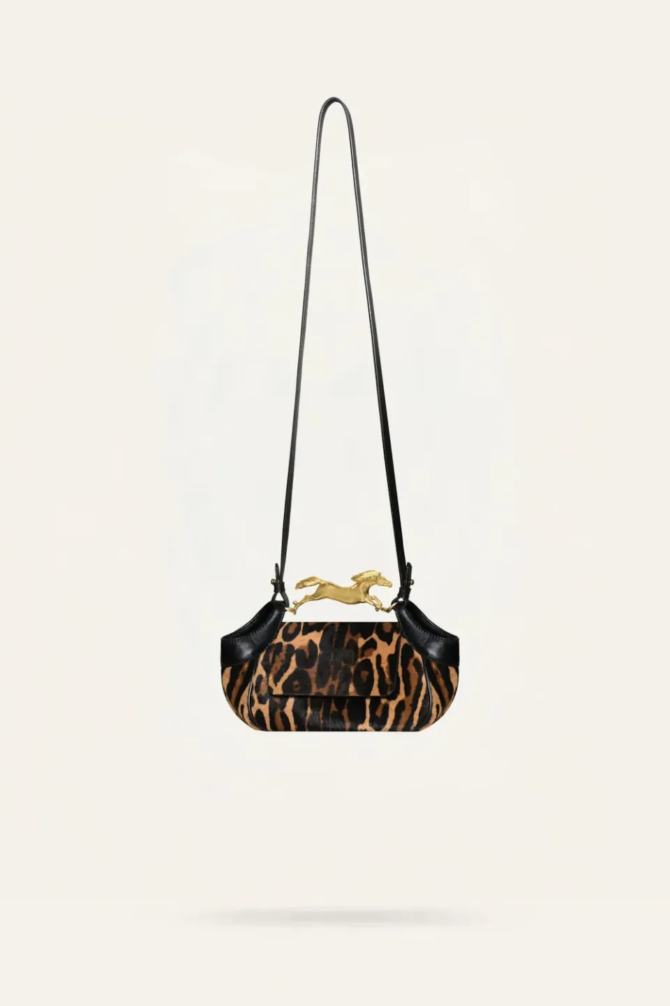 Johanna Ortiz Wild Muse borsa secchiello leopardata pelle