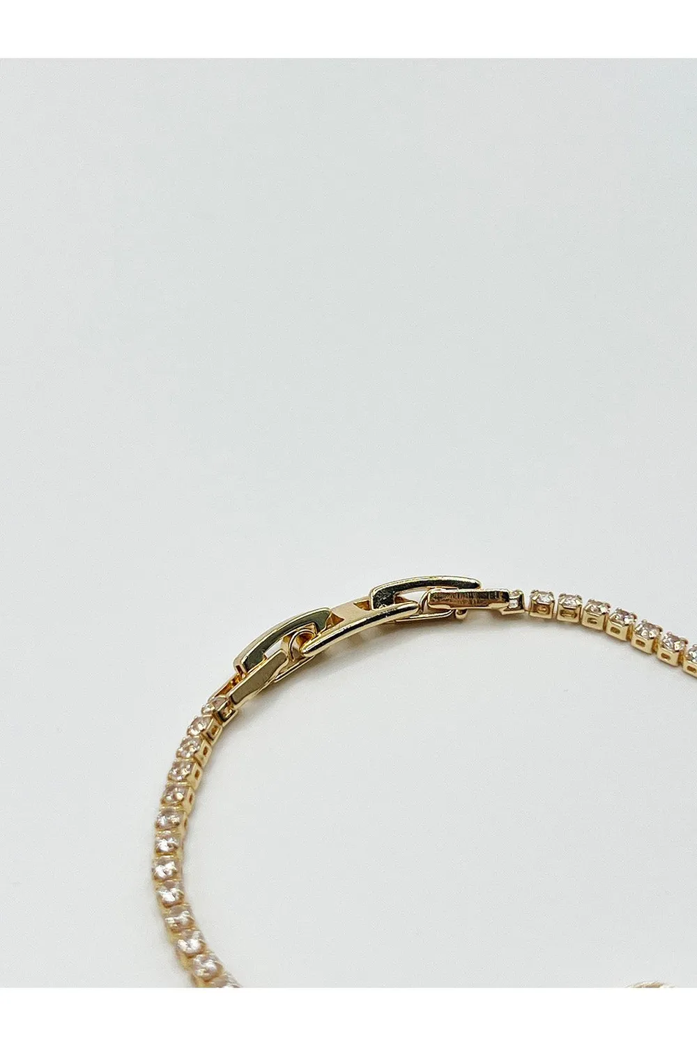SVNX Clover bracciale oro quadrifoglio pietre