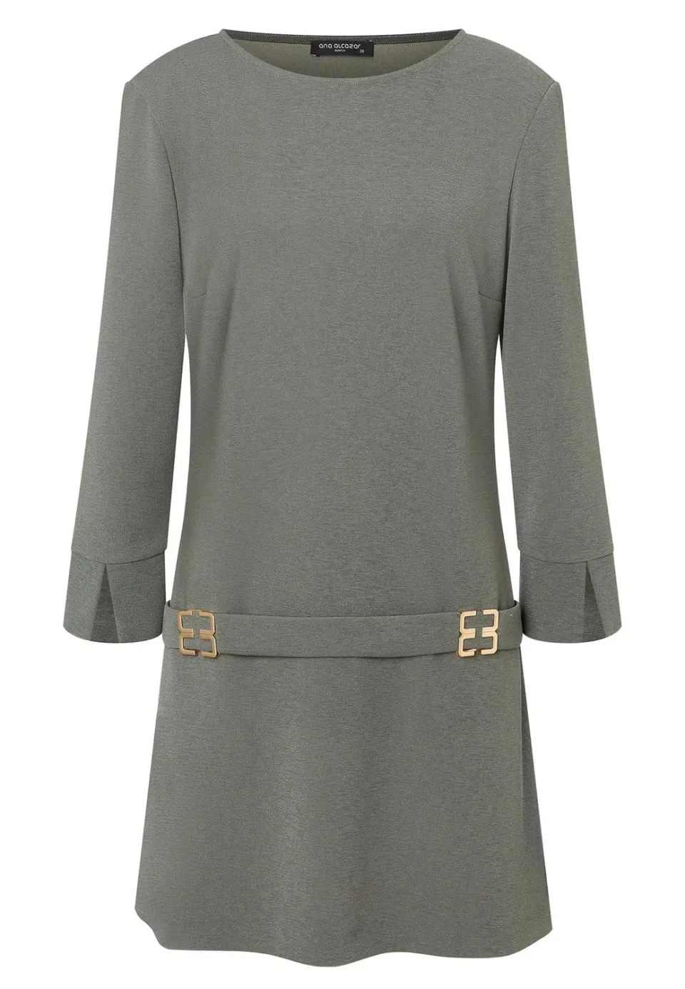 Ana Alcazar Margalyn abito grigio anni 60