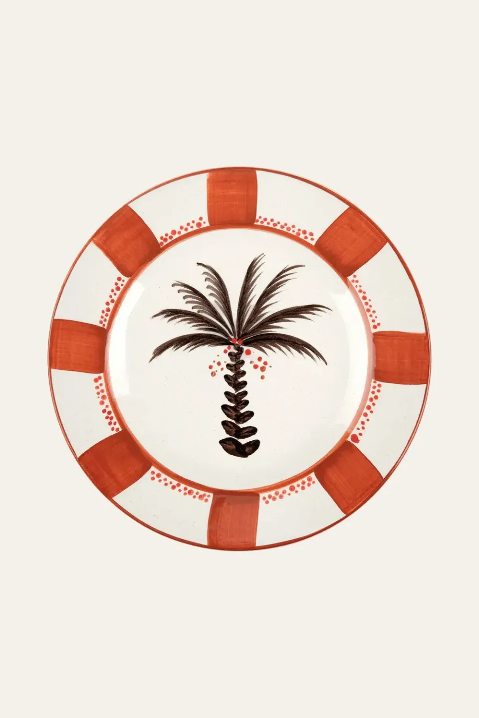 Johanna Ortiz Indigenista set 2 piatti dessert ceramica