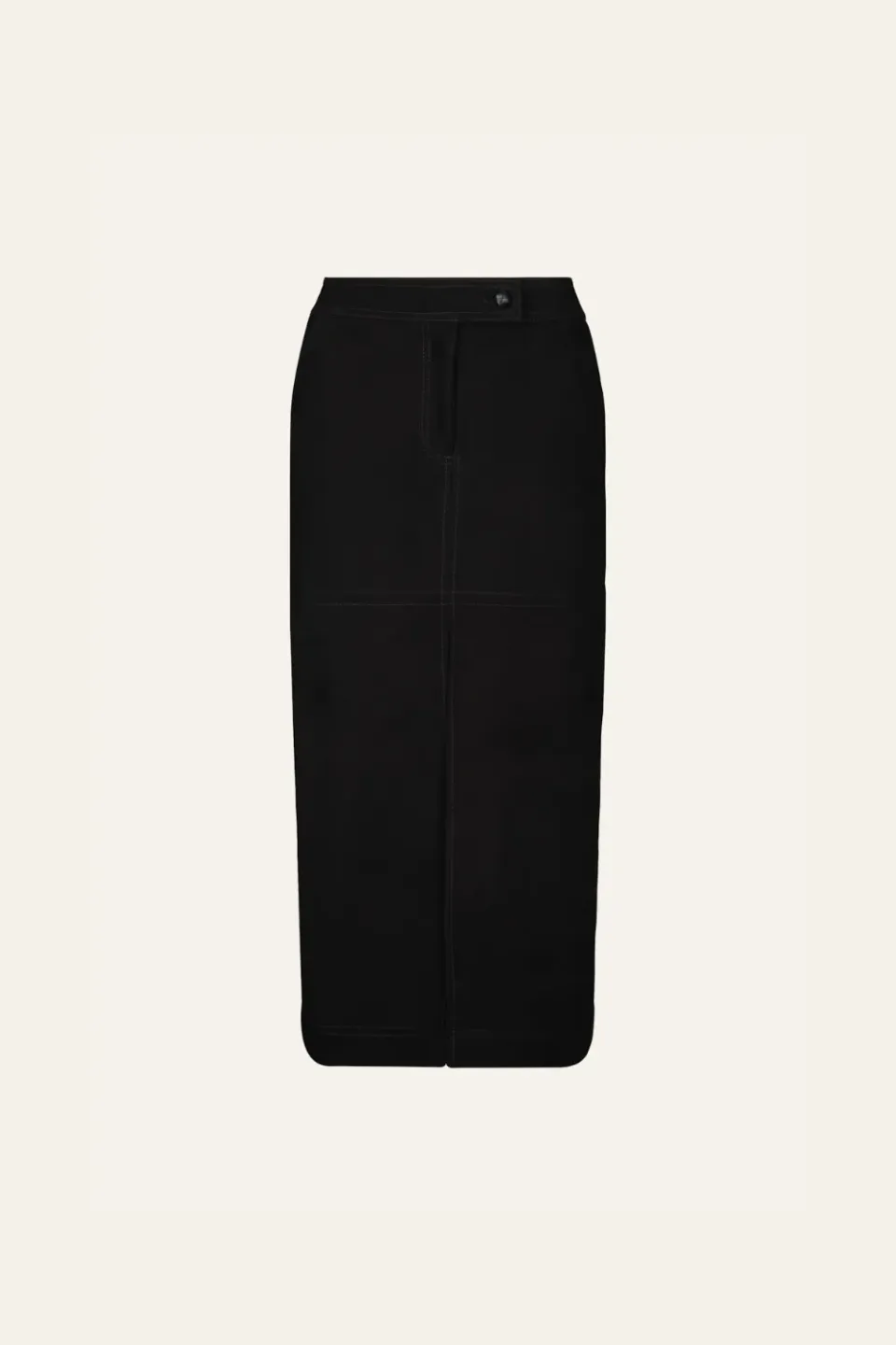 Johanna Ortiz Epic Statement gonna pelle nera slim